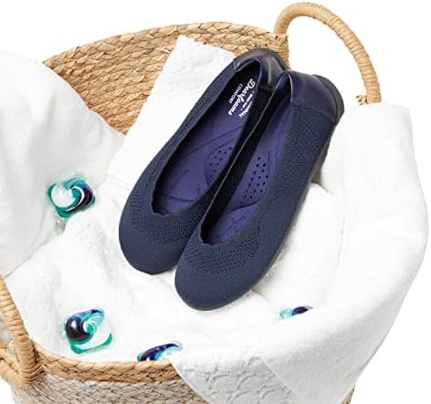 Dearfoams Women's Original Comfort Misty Flat Ballet, Peacoat, 8 Review | Image 5