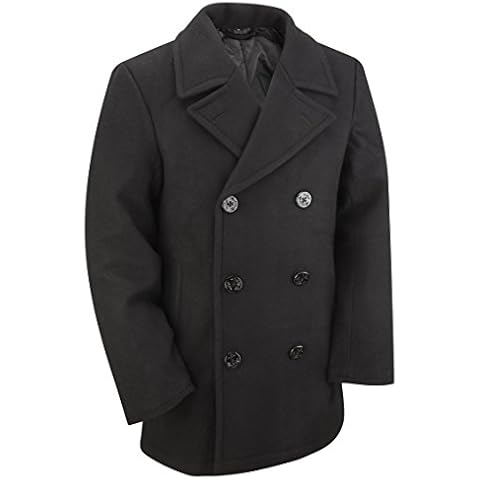 US Navy Reproduction Black Wool Pea Coat Cover