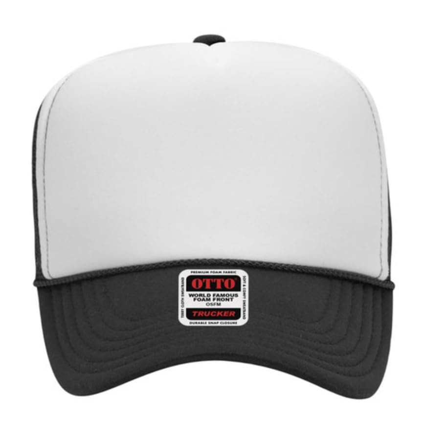 Image of Otto Cap 5-Panel High Crown Mesh Back Trucker Hat