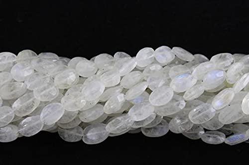 Perles ovales facettées white rainbow pour raviver les bijoux ternes et sans éclat