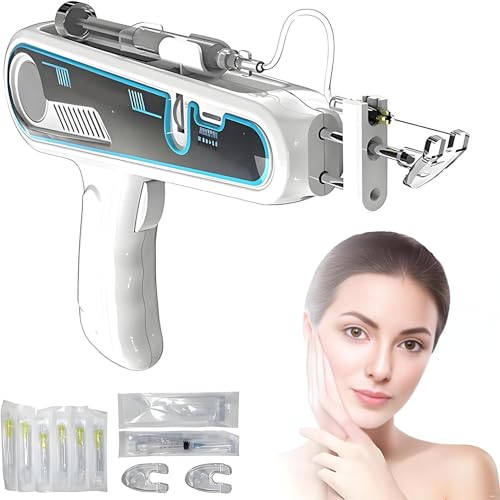 Mesogun - Pistola De Mesoterapia,Inyector De Agua Hydro Needle Frees Meso,Máquina Rejuvenecimiento De Piel,Instrumento De Belleza De Titanio Vanadio,Dispositivo Multifuncional Para El Cuidado De Piel