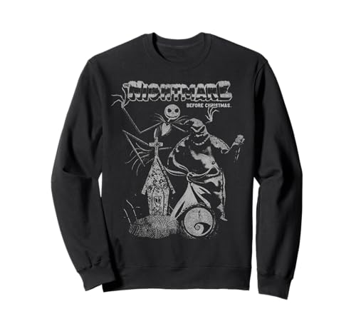 Sweat Nightmare Before Christmas Disney vintage idéal pour vos soirées cinéma d'automne confort
