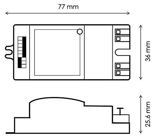 Merrytek Rilevatore di Movimento Microonde HF