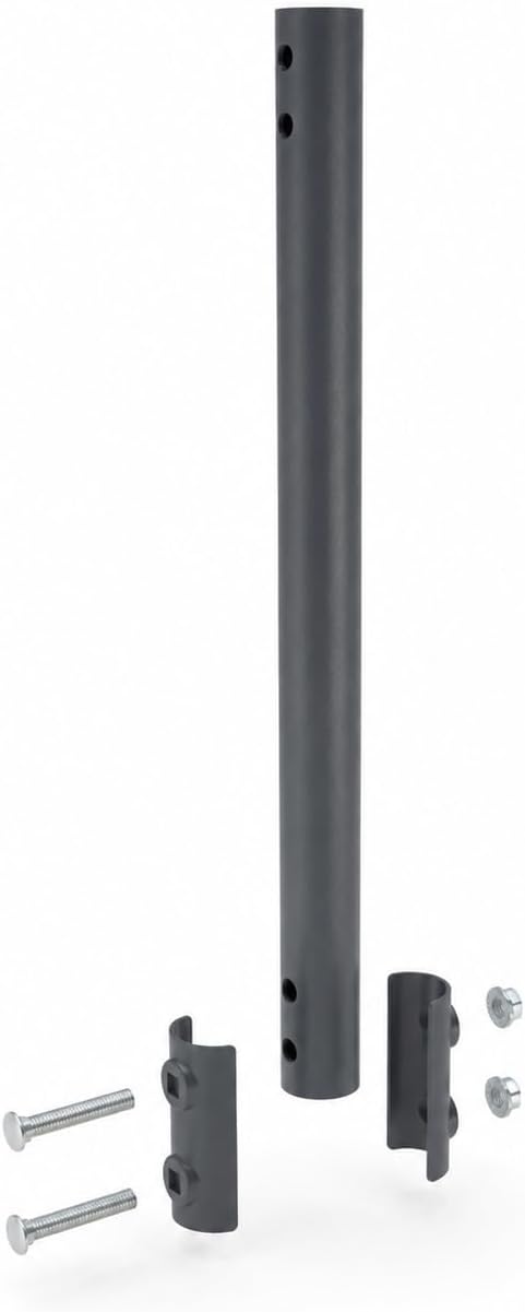 Extension Pole for CEKAY Diameter 1 1/2" J Pole Mount (Diameter 1 1/2", Length 16 1/2"), Powder-Coated, Corrosion-Resistant