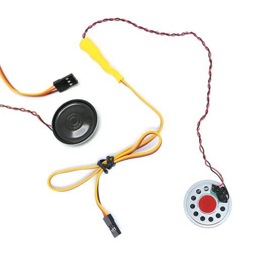 RC Car Horn Sound Simulator Speakers Sound Group for 1/10 1/8 RC Car Axial SCX10 Trxs TRX4 D90 YIKONG Upgrade Parts