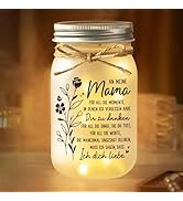 Juratar Geschenke für Mama von Tochter Sohn, Mason Jar Nachtlichter Heimat Dekoration Beste Mama ...