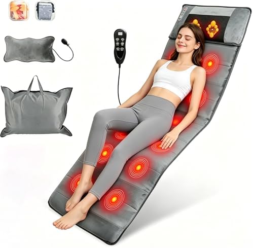Full Body Massage Mat with Heat, Gifts for Mother Mom, Vibration ...