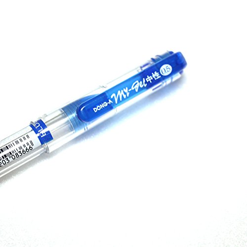 Dong-A My Gel Ink 0.5Mm Roller Ball Pen - Blue 12 Pcs (1 Dozen) #TOP3