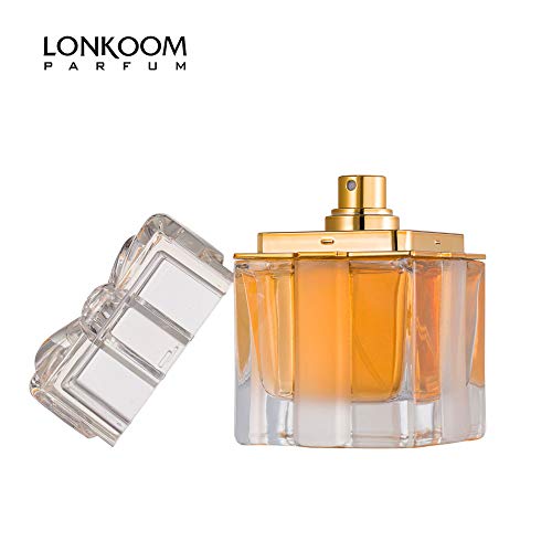 Lonkoom A Wish - Gold - Fragrance For Women - Floral And Fruity Scent - Perfume Notes Of Pear, Passion Fruit, Jasmine, Rose, Vanilla, And Cedar - Long Wearing Aromatic Projection - 3.4 Oz Edp Spray #TOP4