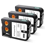 dymo xtl 300 kit 5. XTL etiquetas 1868751 tiene un acabado brillante para trabajos profesionales, ideal para el etiquetado en interiores y exteriores, como etiquetas de activos, paneles de interruptores, marcas de instalación, marcas de estantes, señales de seguridad, etc.