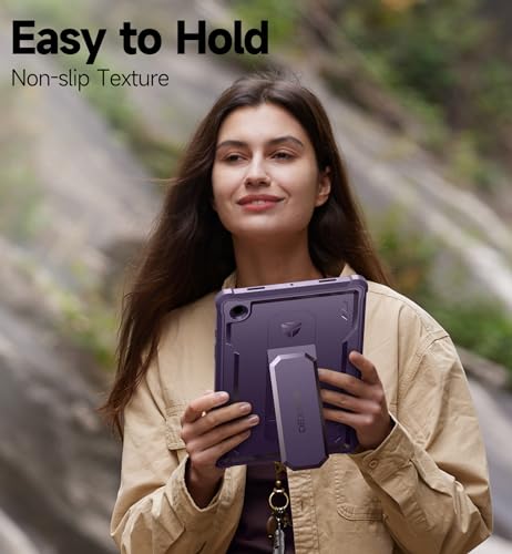 Coque Samsung Galaxy Tab A8 violette idéale pour les transports et le bureau