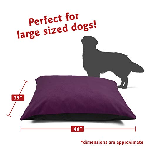 Image of Majestic Pet Super Value Dog Bed Large (46 in. x 35 in.) Villa Aubergine