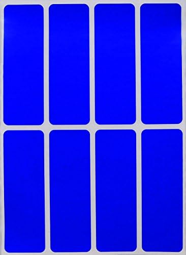 Royal Green Rectangular Stickers Color Coded Write on Labels for Organizing, Moving, & Mailing, 3x1 inch Stickers to Write On Labels & Tags for Home, Office, and School Projects, 120-Pack (Blue)