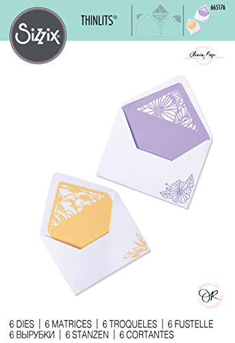 Matrices Sizzix Thinlits 665176 fleurs délicates par Olivia Rose pour découpe précise de papier - 4