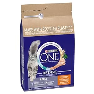 Purina ONE Adult Dry Cat Food Rich in Chicken 6kg, Packaging may vary