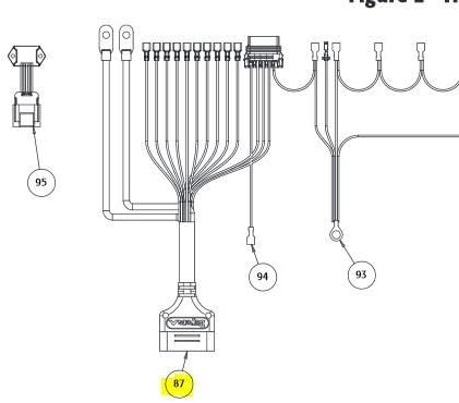 SnowDogg Part # 16161400B - V-Plow VX Control Harness Complete HPU