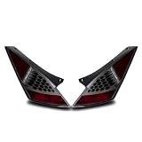 SPPC L.E.D Taillights Smoke Assembly Set for Nissan 350Z - (Pair) Includes Driver Left and Passenger Right Side Replacement