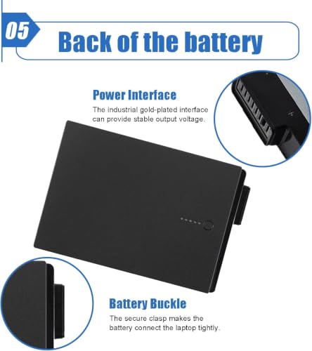 Image of 51Wh 7WNW1 Laptop Battery Compatible with Dell Latitude 5424 5420 Rugged 7424 Extreme P85G P86G P137G P137G001 P137G002 P85G001 P86G001 Series DMF8C 0DMF8C 6NNCF DP3KF DMF0C 07WNW1 11.4V 4342mAh