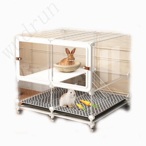 小?物? 迪古 ?子 室内用兔女郎? 易于打? 完全透明且通用?子 透气 携? 豚鼠 兔子 ?鼠兔 雪貂 栗子用