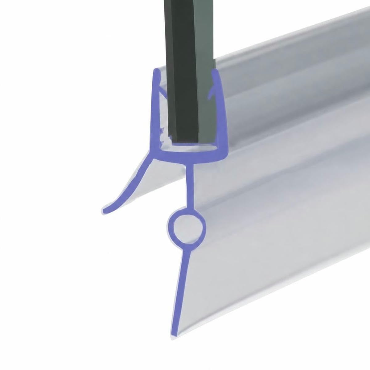 Jmgdj 23.0Mm Gap For 4-6Mm Glass Bath Shower Screen Door Seal Strip 4-6Mm Rubber Glass Door Weatherstrip Portable Up To 30Mm Window Glass Accessories Household-23.0Mm Gap-For 4-6Mm Glass-2Pcs 50Cm