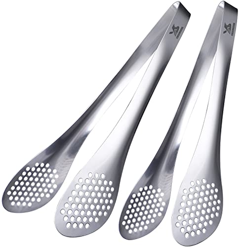 Msy Bigsunny B09N16518C_CA NARF 11Inch Kitchen Cooking Food Tongs Stainless Steel Buffet Tongs cover