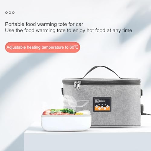 Calentador portátil de alimentos y biberones con pantalla visible y carga eléctrica 4