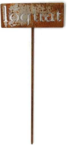 Miniatura 4 de Classic Metal Garden Markers 19 Inches Tall (jalapenos, Raw, Unfinished Steel (will rust with time))