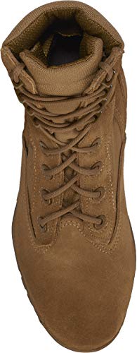 Belleville C312 St 8” Hot Weather Steel Toe Tactical Boots For Men - Ar 670-1/Afi 36-2903 Coyote Brown Leather With Slip-Resistant Vibram Incisor Outsole; Berry Compliant, Coyote - 11 R #TOP5
