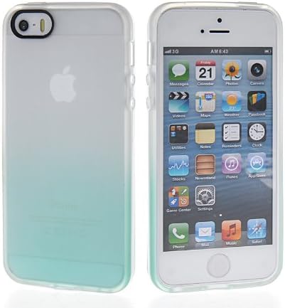 CASEPRADISE Gradient Soft Flexible Gel Tpu Silicone Etui Back Case Cover For iPhone 5 / 5S