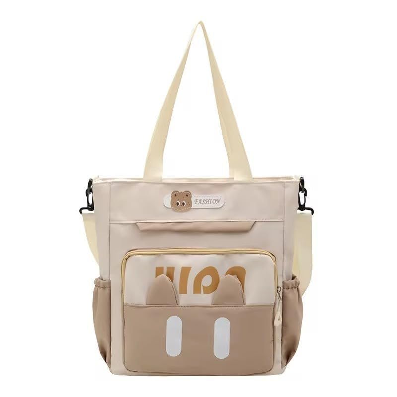 Kitty Tote Bag – Cute Cat Print Shoulder Handbag for Women & Girls, Lightweight Reusable Canvas Shopping Bag for College, Office, Travel & Daily Use-image-19