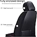 Car Seat Cover Fit for VW Amarok 2009-2024 2025, Seat Covers Full Set, Waterproof Leather Wear-Resistant, 5-Seater, Comfortable Driving(Black red)