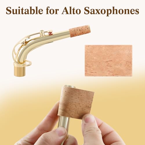 image for EASTROCK Alto Sax Neck Cork, 5pcs Universal Saxophone Neck Cork, Alto 