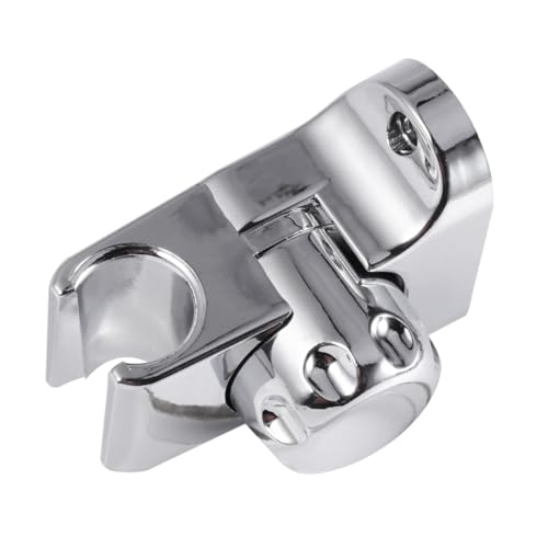 KESYOO 可能シャワーヘッドホルダー 壁掛け吸盤式 角自由設置 軽量耐久 家族向け浴室アクセサリー シルバー