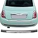 Fiat 500/500C 2007> HB 3D/Cabrio Pare Chocs arrière - Seuil chromé en INOX