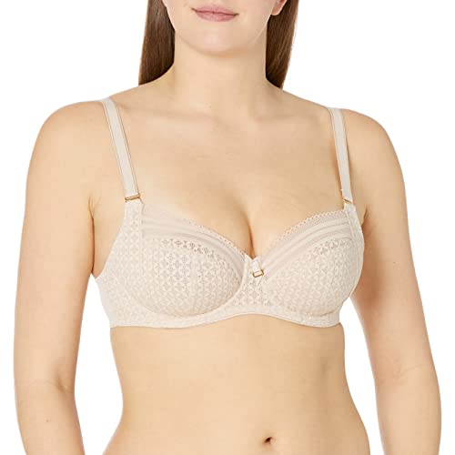 Soutien-gorge couverture totale Freya Viva Lace beige grand bonnet 34FF