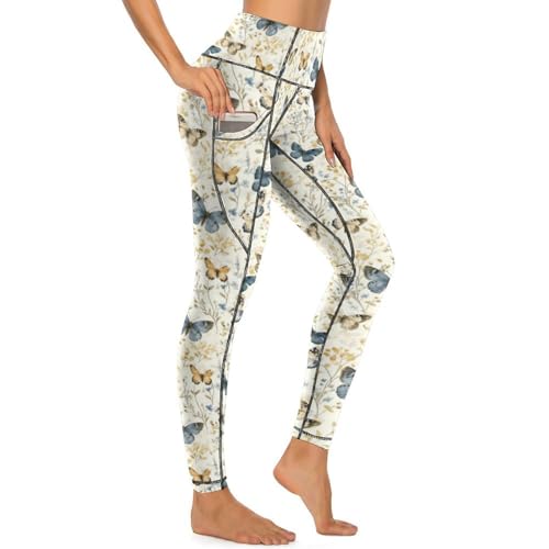 Legging d'entraînement de gym pour femme imprimé floral