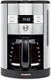 gastroback kaffeemaschine 42612 Extra großes Bedienmenü Gastroback 42704 Design Coffee Pro, Kaffeeautomat für 12 Tassen, 24 Stunden Einschalttimer Aroma-Funktion, 950 Watt, Kunststoff, silber