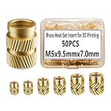 100er Set Gewindeeinsätze M4x6, Rändelmutter, M5x 9,5-50pcs, M5x 9,5-50pcs