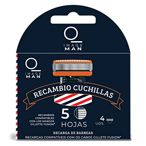 Dia Imaqe Recambios Maquinilla de Afeitar 5 hojas, 4 Uds