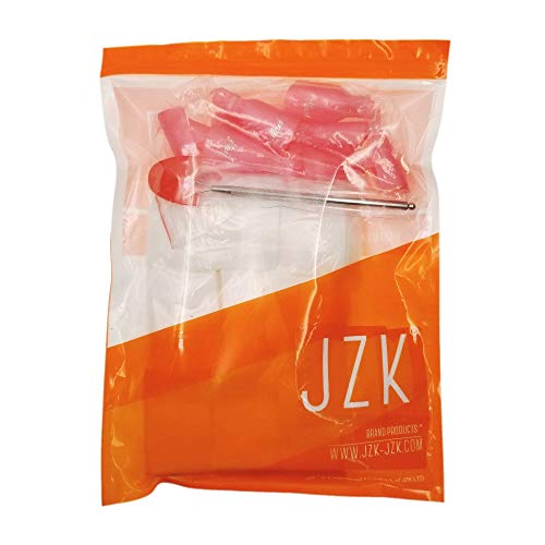 JZK 10x Finger Nail Clips + 10x Toe Nail Clips + 200x Nail Cotton Pads + 1x Nail polish Remover Tool set kit For Acrylic UV Gel Nail Remover - Image 7
