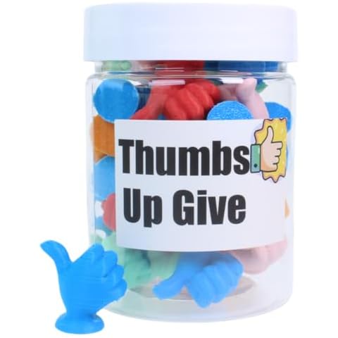 Thumbs Up Trophy Award Mini Trophies for Adults Kids Funny Small Awards and Trophies Tiny Good Job Statue for Colleagues Classmates Teacher Cover