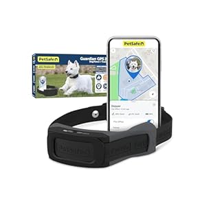 PetSafe Guardian GPS 2.0 Dog Fence + Tracking – Wireless GPS Dog Fence – Real-Time Tracking – Custom Boundaries System – Waterproof Collar – Comfortable Fit