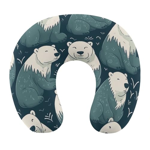 Almohada de espuma viscoelástica tamaño único para cuello miniatura 1