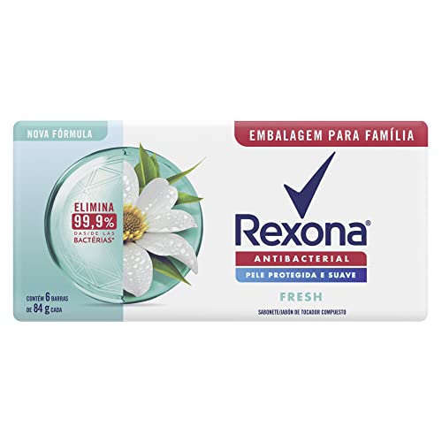 Rexona Sabonete Em Barra Fresh Pack 6 84G