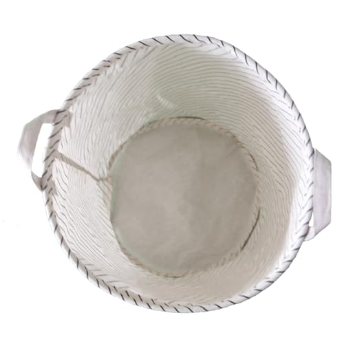 Cesto Organizador de Roupa Suja Redondo Com Alça Dobrável Brinquedos Banheiro 60 Litros