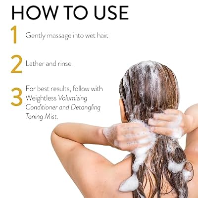 PHILIP B Weightless Volumizing Shampoo, 7.4 fl. oz. (220 ml) - Removes Oil and Product Build-Up, Adds Extra Body, Bounce and Shine