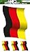Produktbild HERMA 3187 Fensterbilder "Deutschland Fahnen", wiederverwendbar, selbstklebende Fenstersticker aus Folie für Kinderzimmer und Fensterdeko, 4 Fensteraufkleber für Kinder