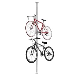 RAD Cycle Aluminum Bike Stand Bicycle Rack Storage or Display Holds Two Bicycles
