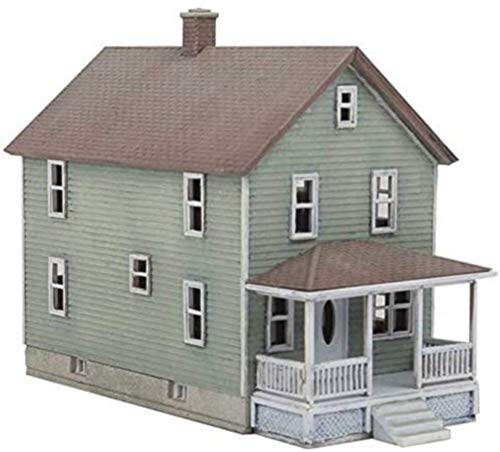 Walthers Cornerstone Two-Story Frame House 933-3888 N Scale Model Railroad - Structure Kit