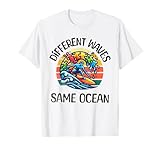 Feiern Sie die Einheit mit diesem Surf-Autismus-Bewusstseins-Design. Zeigen Sie Liebe zur Neurodiversität mit unserem Autismus-Puzzle-Wellendruck. Fahren Sie die Spektrumwelle mit einer kraftvollen verschiedenen Wellen gleiche Ozeanbotschaft. Ideales Autismus-Unterstützungsdesign für alle Surf-Liebhaber